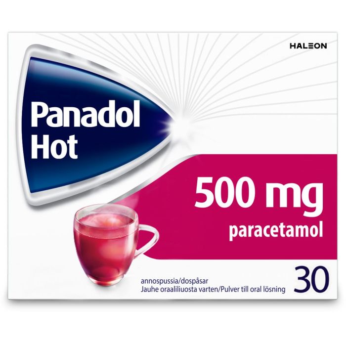 PANADOL HOT jauhe oraaliliuosta varten 500 mg 30 kpl kuva 5