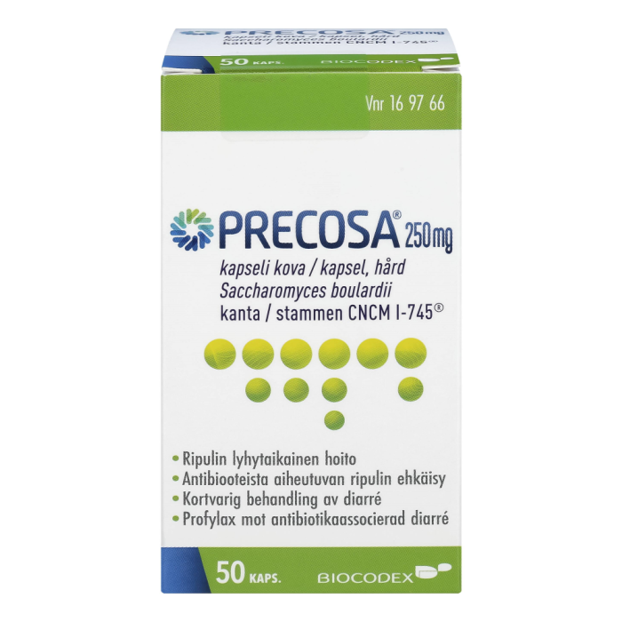 PRECOSA kapseli, kova 250 mg 50 kpl kuva 2