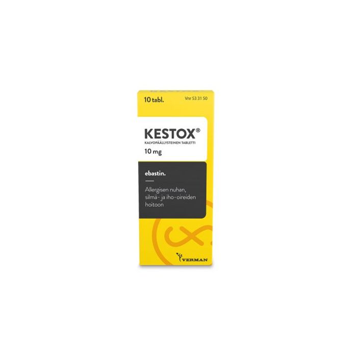 KESTOX tabletti, kalvopäällysteinen 10 mg 10 fol kuva 2