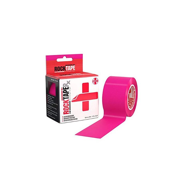 Rocktape RX Kinesioteippi Pink 5cmx5m 1 rll kuva 2
