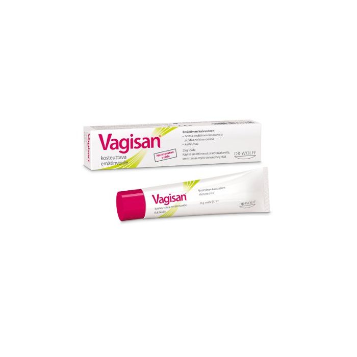 Vagisan Kosteuttava Emätinvoide ilman asetinta 25 g kuva 2