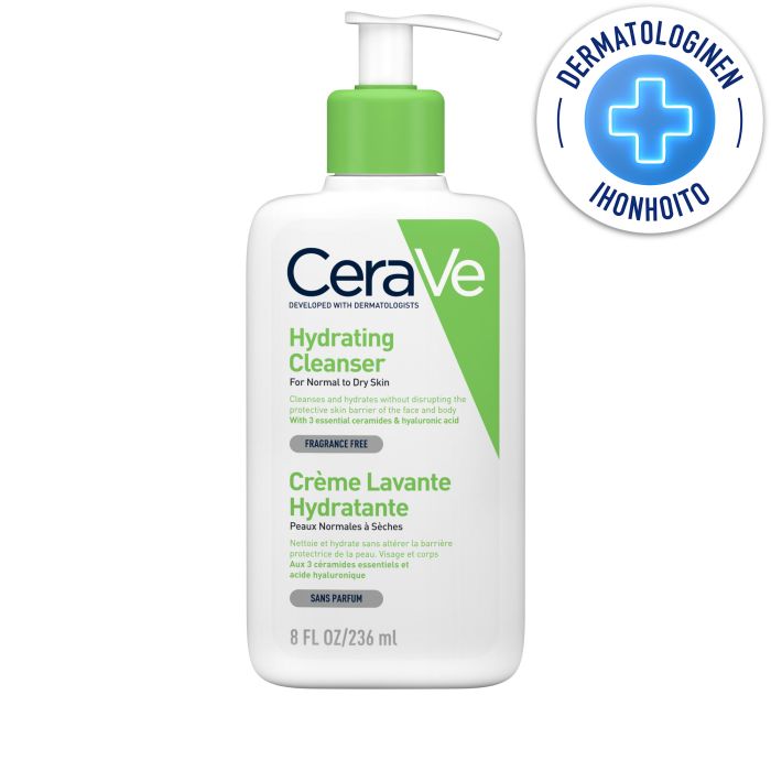 CeraVe Hydrating Cleanser, pumppu 236 ml kuva 3