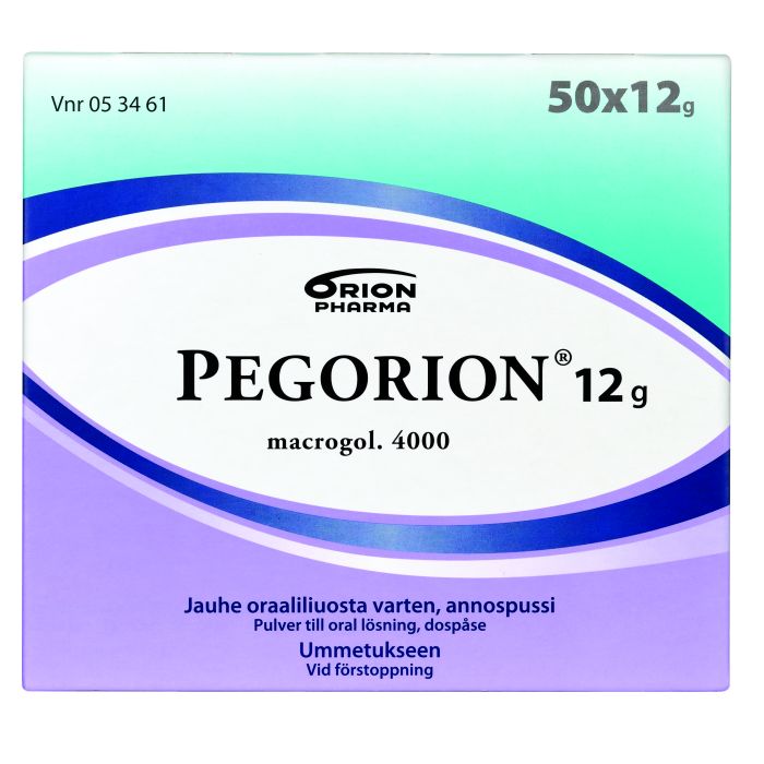 PEGORION jauhe oraaliliuosta varten, annospussi 12 g 50 x 12 g kuva 6