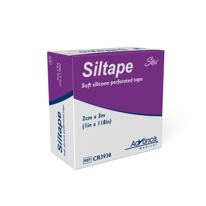 Siltape lääkinnäl. silikoniteippi 2 cm x 3 m 1 kpl kuva 2