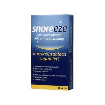 Snoreeze imeskelytabletti 16 kpl