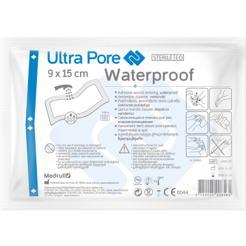 Medrull Ultra Pore vedenpitävä sidos 9x15cm 1 kpl