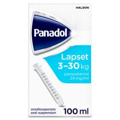 PANADOL oraalisuspensio 24 mg/ml 100 ml