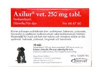 Axilur vet tabletti 250 mg 10 fol