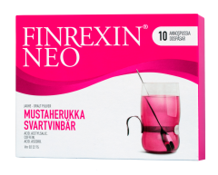 FINREXIN NEO jauhe mustaherukka 10 kpl