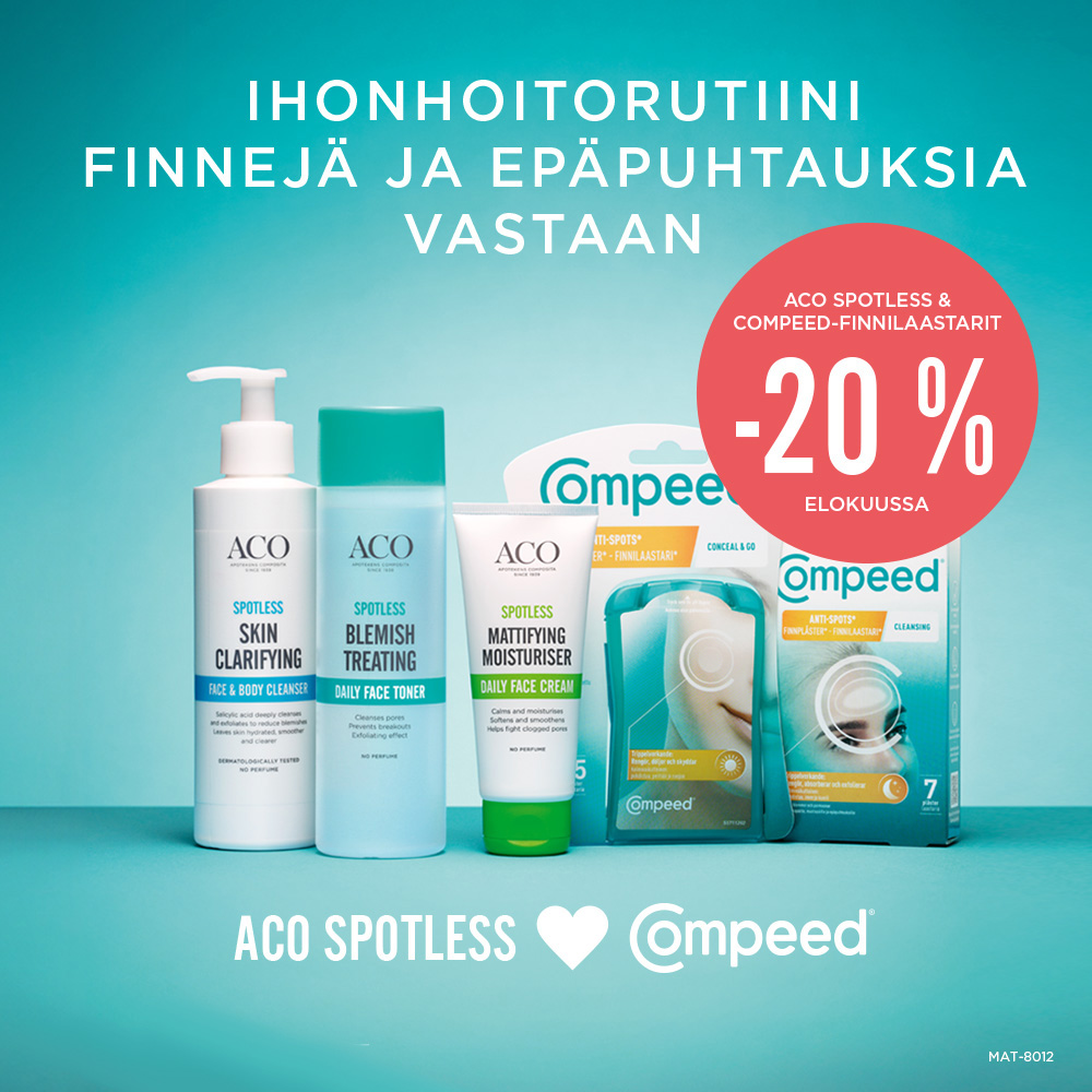 aco spotless tuotteita