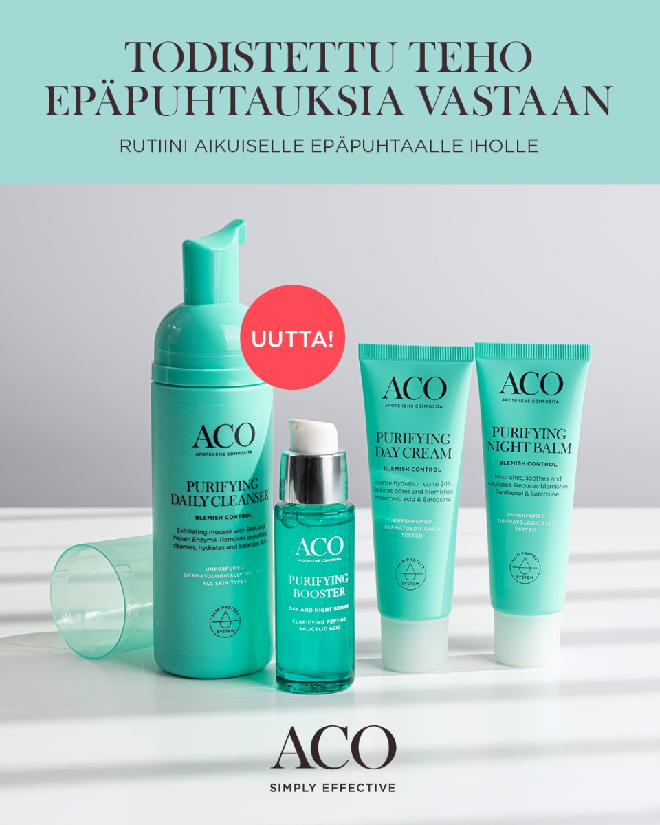 aco purifying uutuustuotteet