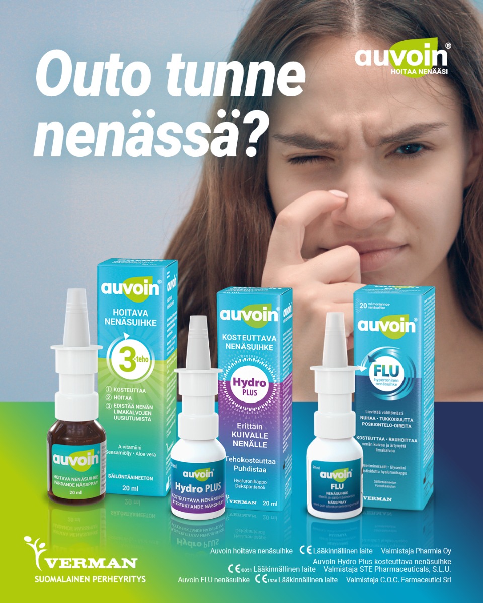 Auvoin nenäsuihkeet