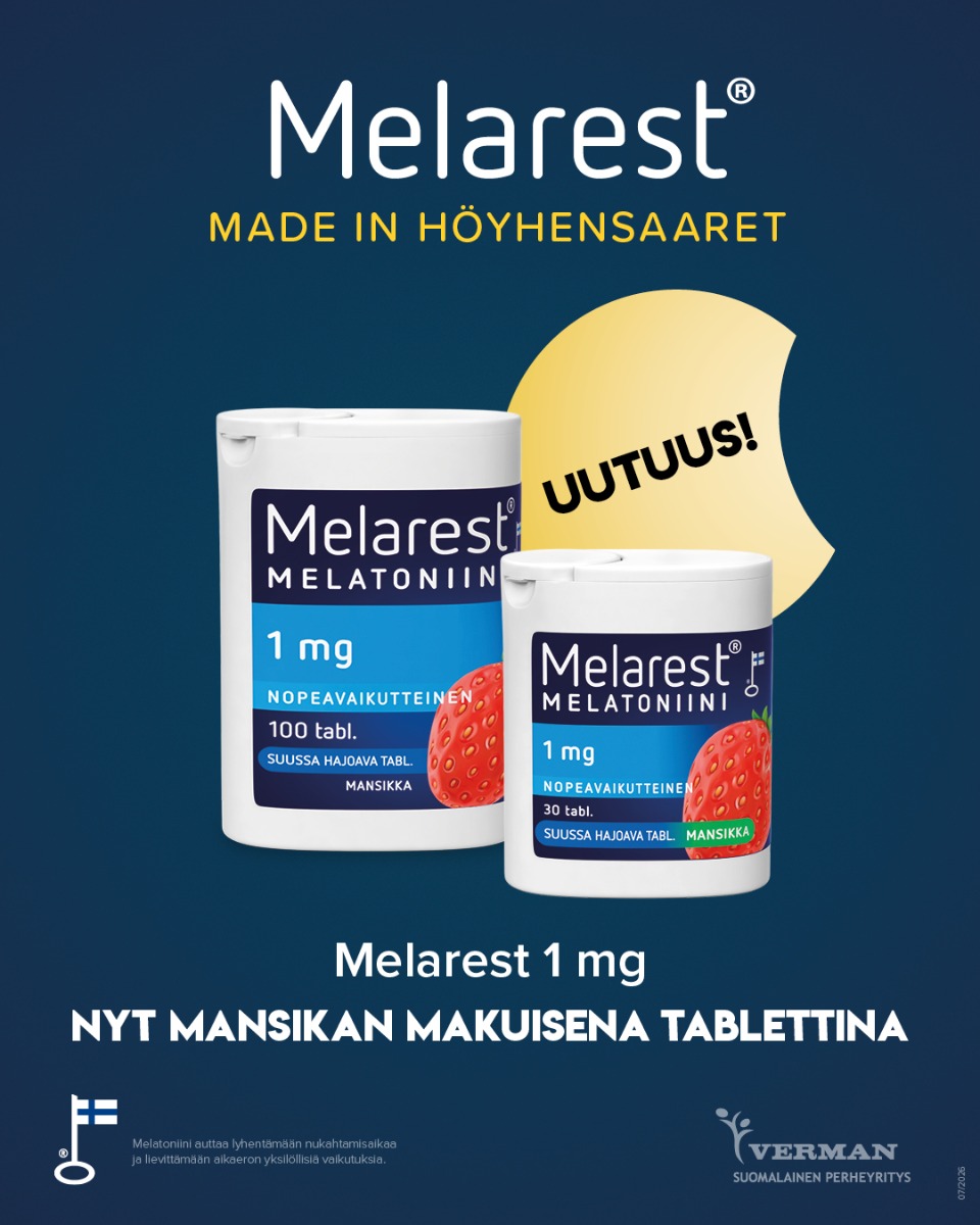 melarest mansikka uutuustuote