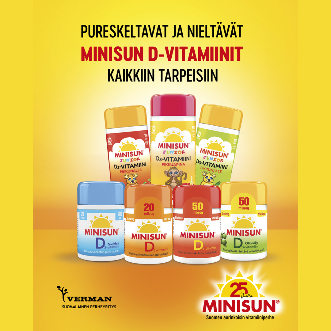 minisun d-vitamiinit