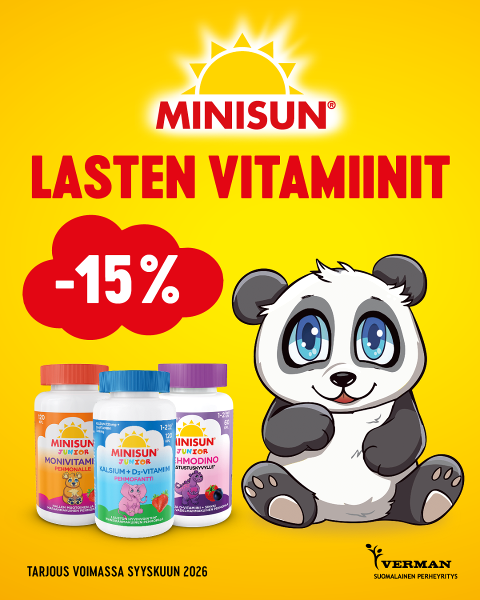 minisun lasten vitamiinit -15%