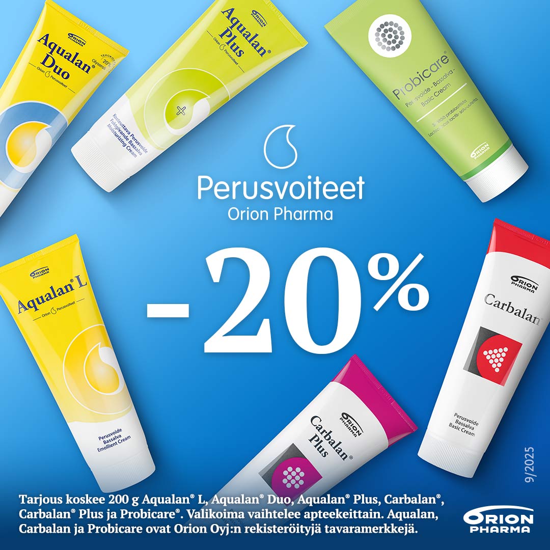 Orionin perusvoiteet -20%