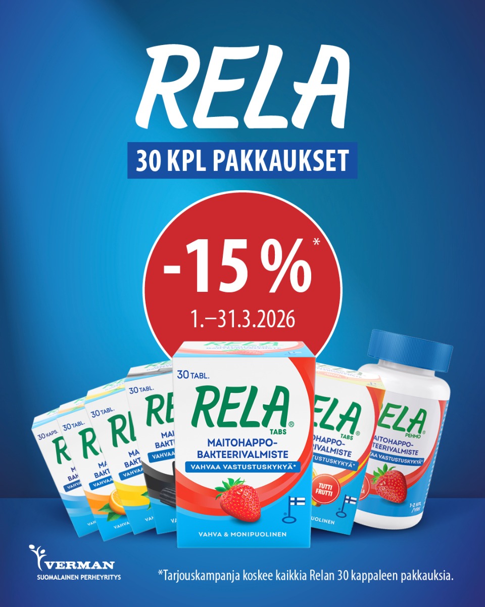 rela tabs -15%