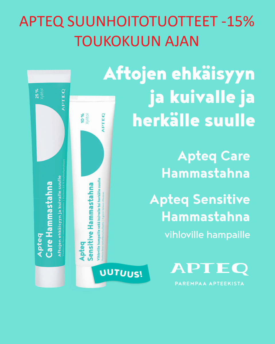 apteq suunhoitotuotteet -15%