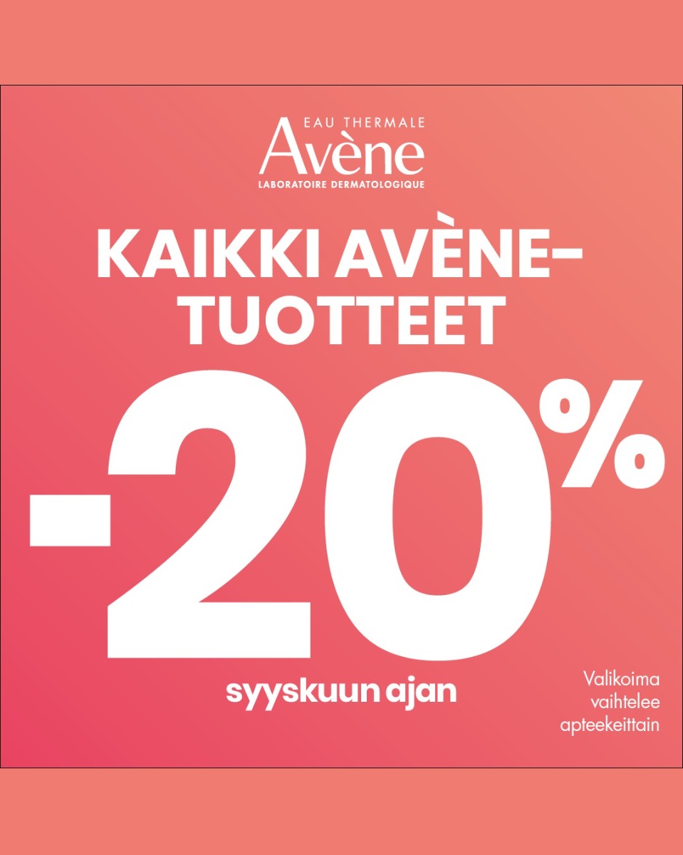 avene -20% tarjous