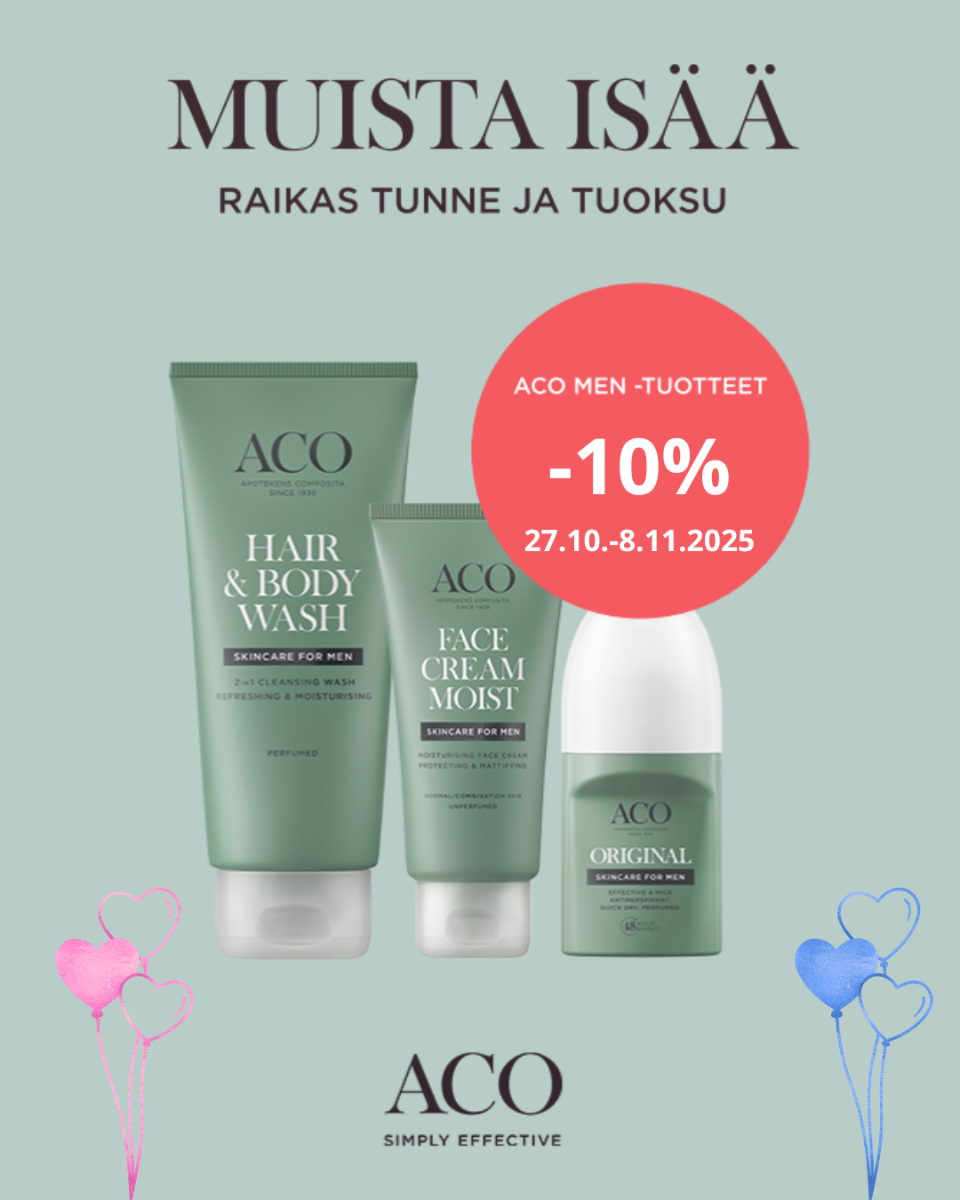 aco men tuotteet isänpäivätarjouksessa